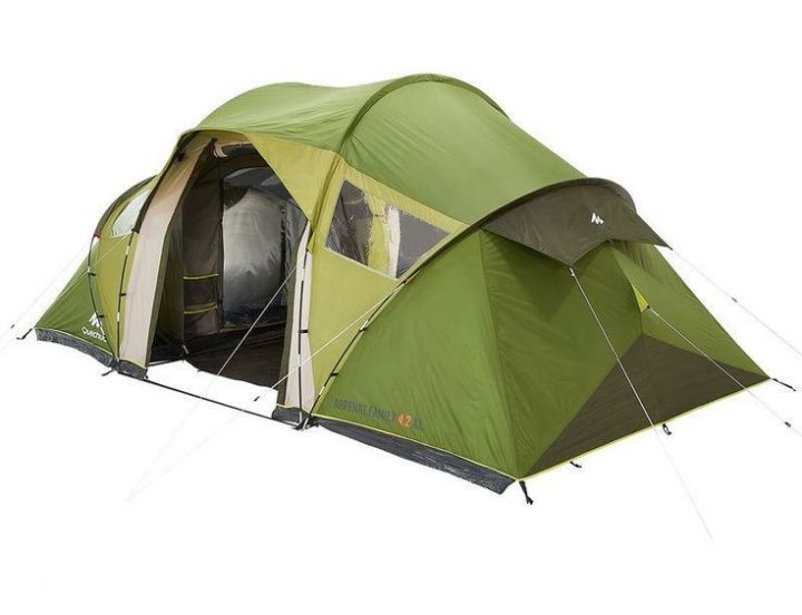 Tente Arpenaz Family 4.2 Xl Quechua – Tente Decathlon intérieur Pot De Chambre Camping Decathlon