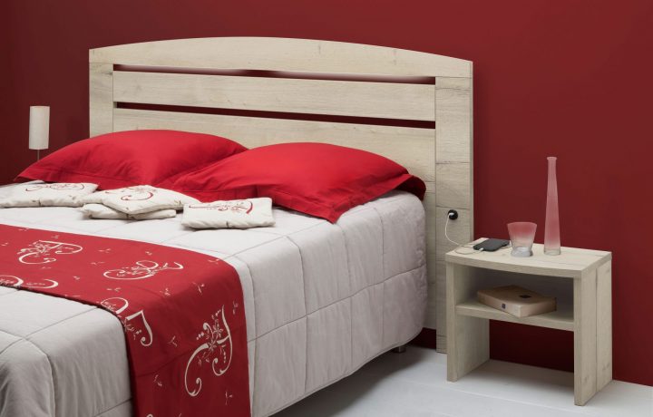 Tête De Lit Gémeaux Blanc 140 Ou 160 – Meubles Minet à Tete De Lit Nouchara