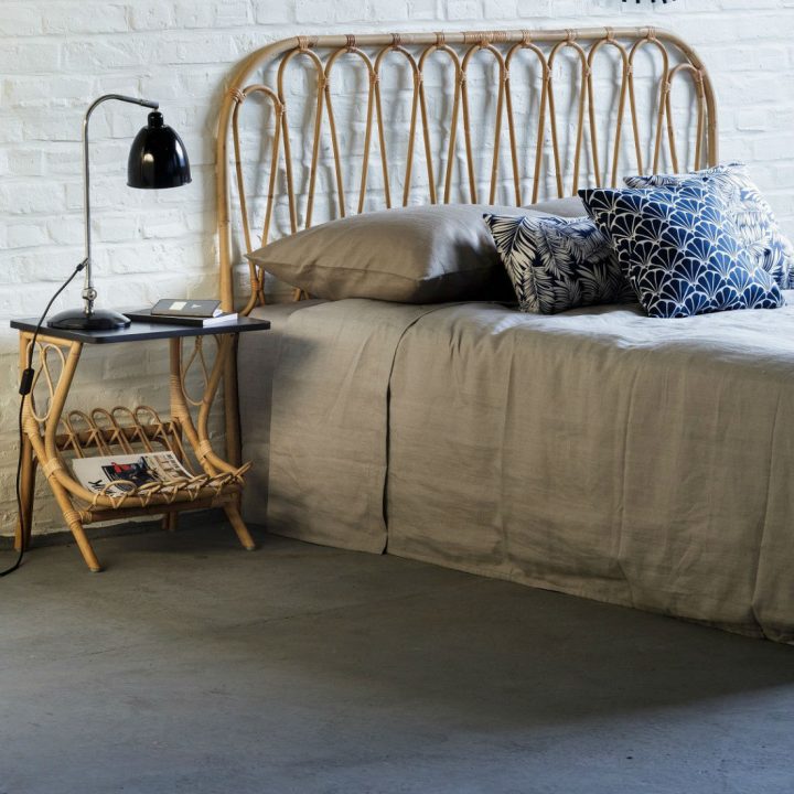 Tête De Lit Rotin Vintage Naturel Kok – Brin D'Ouest à Tete De Lit Nouchara