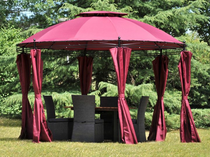 Toile De Rechange Tonnelle Ronde – Agencement De Jardin à Iloha Hesperide