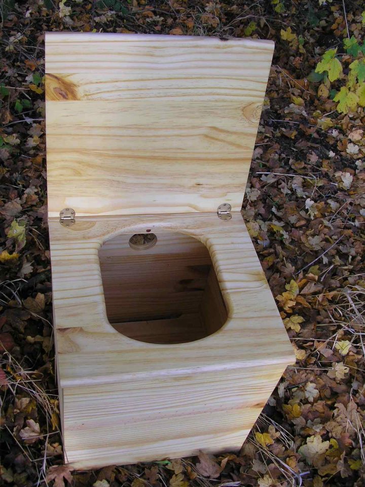 Toilette Sèche Idecolo (Avec Abattant Charnière) Wc Sec intérieur Toilette Seche En Kit