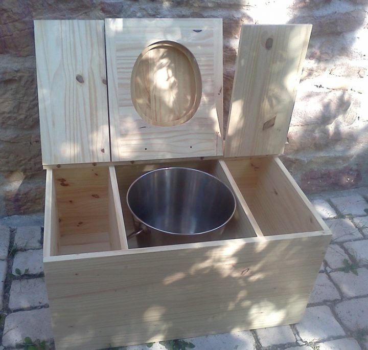 Toilette Sèche Idecolo Double Bac A Sciure (Avec Abattant encequiconcerne Toilette Seche En Kit