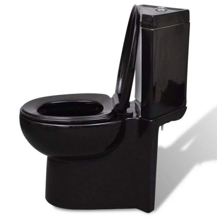 Toilettes Wc Cuvette Céramique Noir – Icaverne pour Cuvette Toilette Suspendu Noir Oeuf