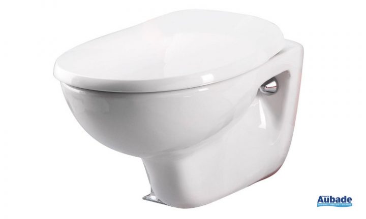 Toilettes : Wc Silencieux Cuvette Suspendue | Espace Aubade avec Sans-Broyeur Toilet