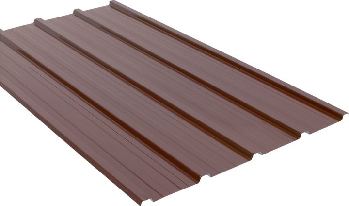 Tole Bardage Rouge pour Bac Acier Marron Bricoman