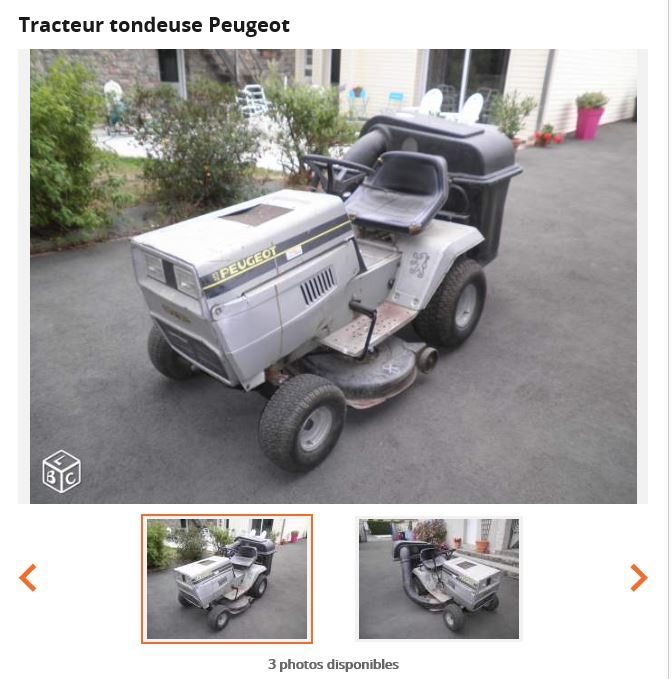 Tracteur Tondeuse Peugeot – Campeugeot.fr pour Leboncoin Jardinage Lorraine