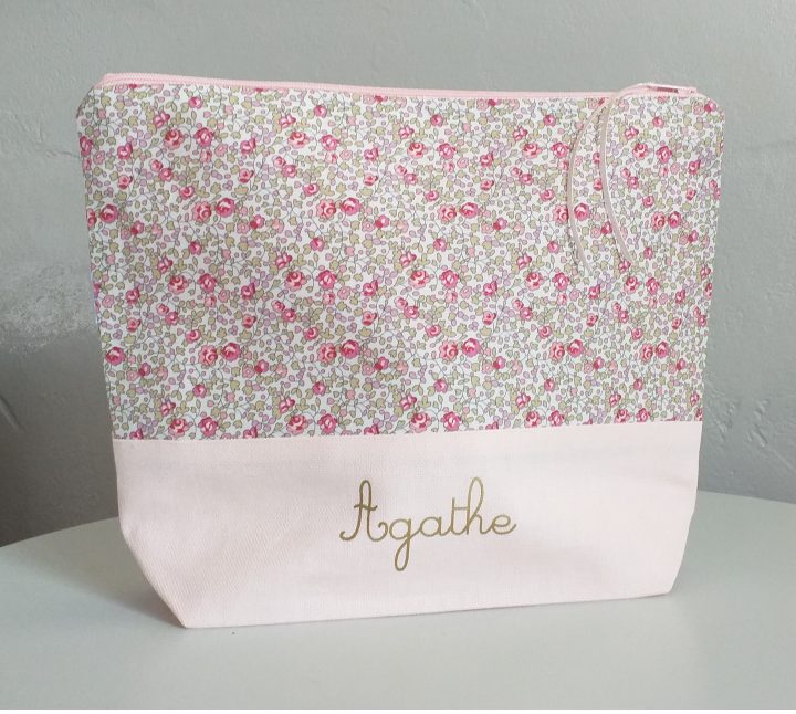 Trousse De Toilette Personnalisée (Tissus Prénom) – Enfant pour Trousse De Toilette Transparente Carrefour