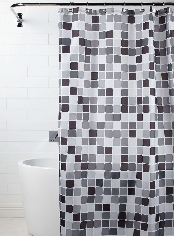 Urban Mosaic Shower Curtain | Shower Curtain, Shower dedans Simons Rideau De Douche