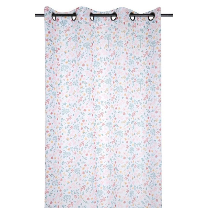 Voilage À Œillets 135X260 Cm Pimprenelle | Leroy Merlin destiné Voilage Leroy Merlin