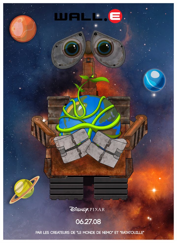 Wall.e Poster On Behance encequiconcerne Poster