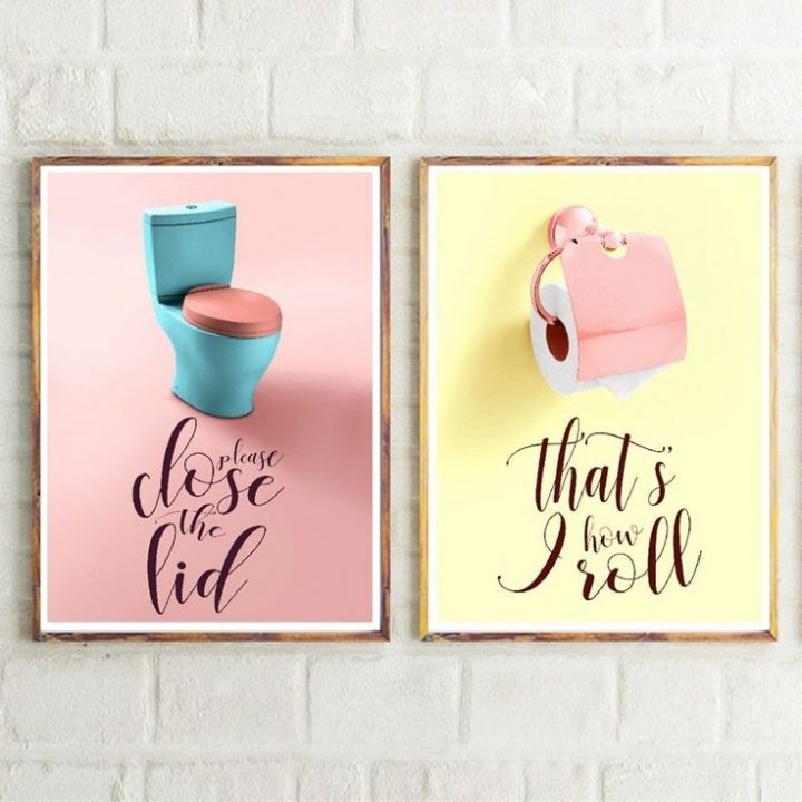 Wallcorners – Nordic Wall Art Canvas – Free Shipping pour Poster Toilette Humour Wallcorners – Nordic Wall Art Canvas – Free Shipping pour Poster Toilette Humour
