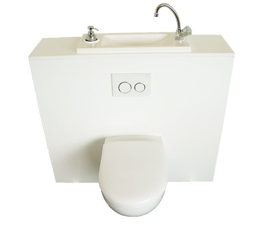 Wici Bati, Lave-Mains Intégré Sur Wc Suspendu | Toilette destiné Toilette Et Lavabo Indegre