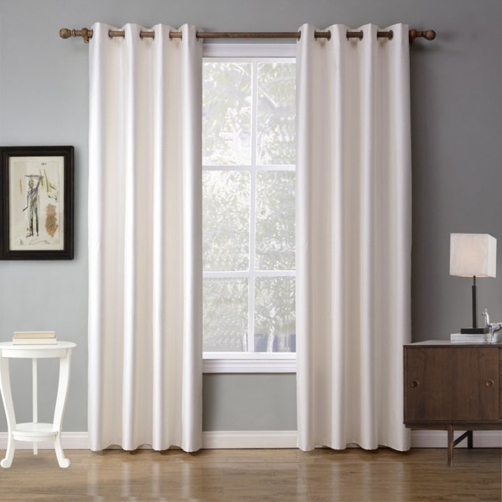 Xyzls European Solid White Curtains Shade Blackout Curtain tout Rideau Salon Wish