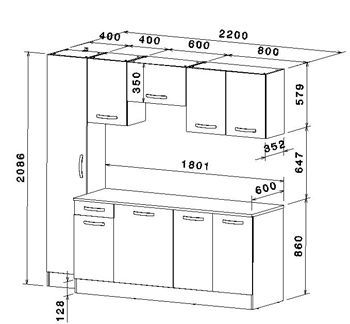 dimension meuble cuisine mobalpa