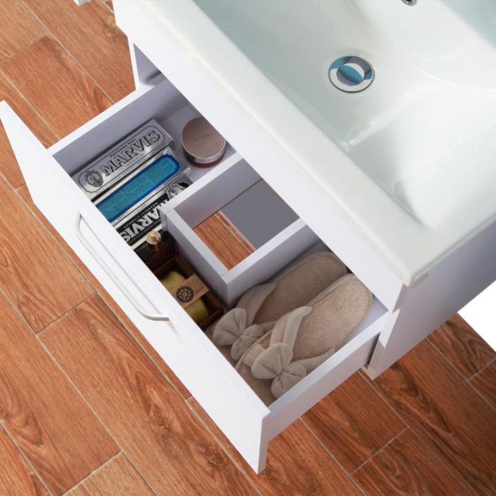 meuble sous lavabo avec tiroir