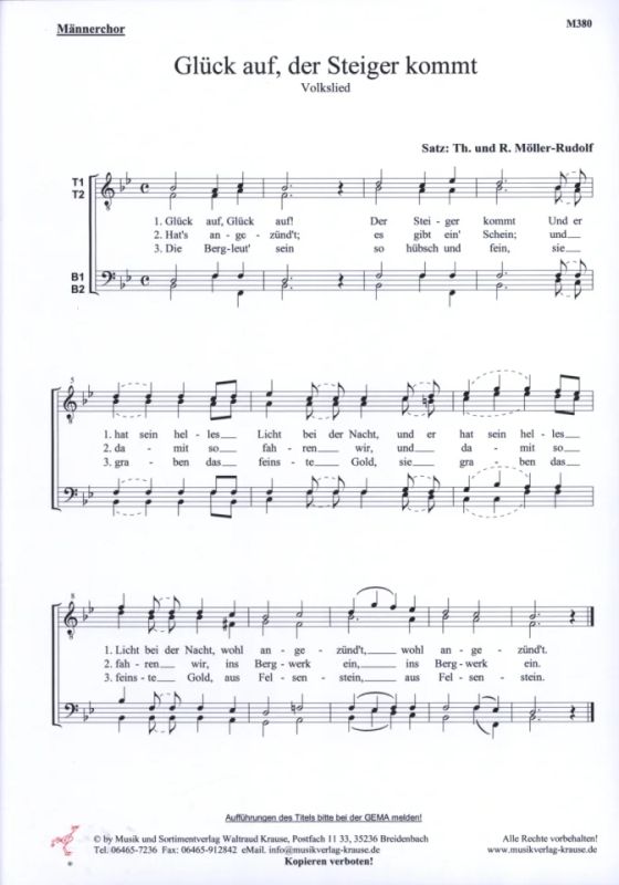 der steiger kommt text