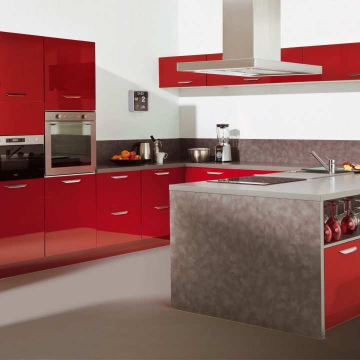 meuble haut cuisine rouge meuble haut cuisine rouge