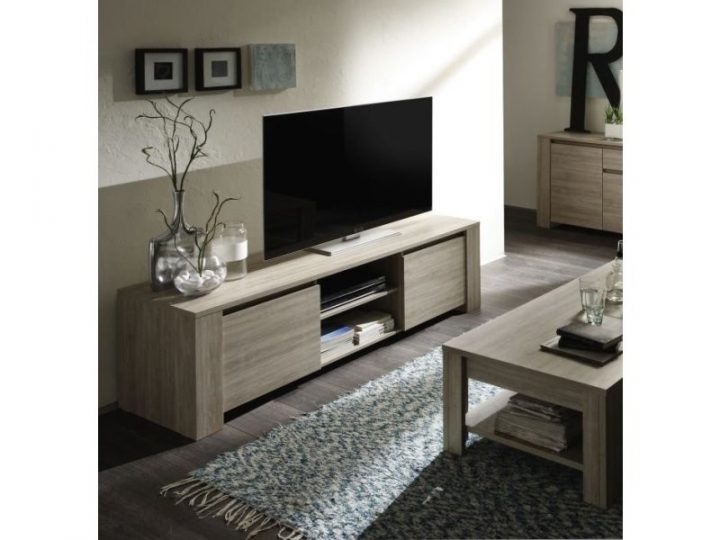 meuble tv couleur chêne