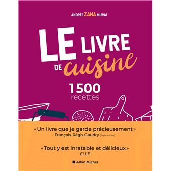 livre de cuisine zana murat