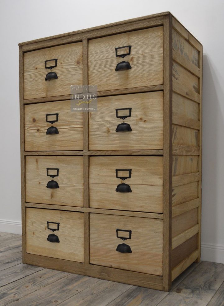 meuble avec plein de tiroir