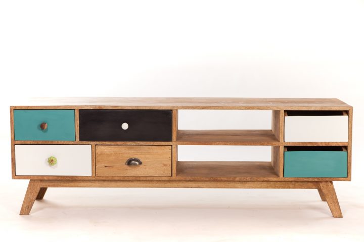 meuble tv scandinave bois