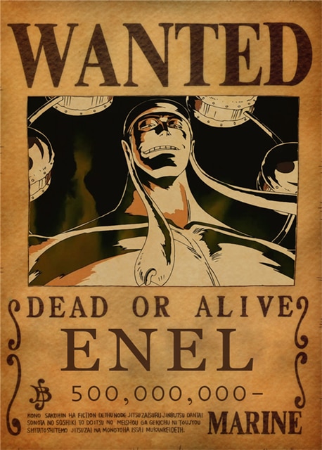 wanted dead or alive one piece template