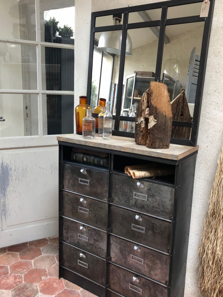 meuble à clapet industriel