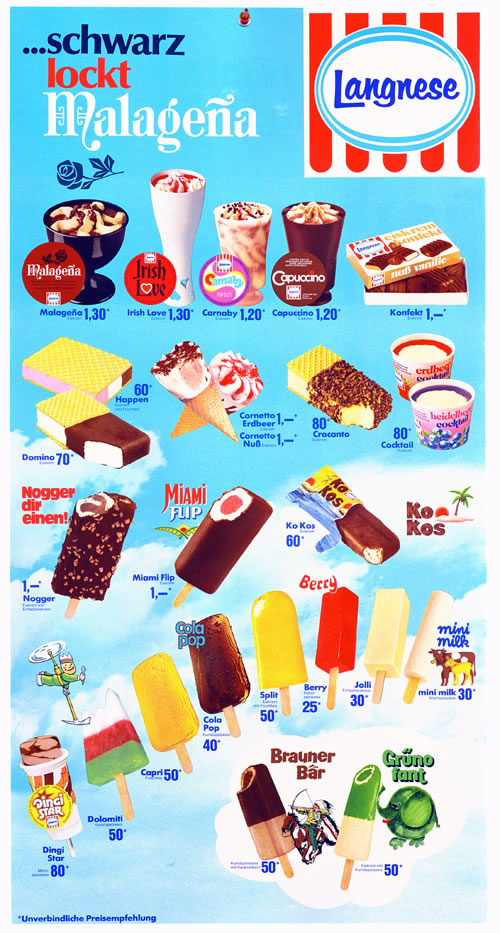 langnese eis am stiel mit schokoladenüberzug