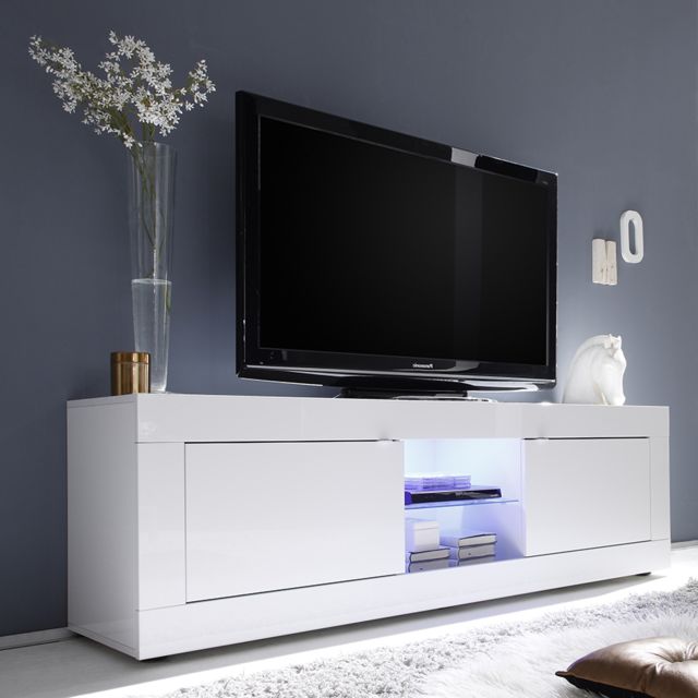 meuble tv blanc laqué 180 cm meuble tv blanc laqué 180 cm
