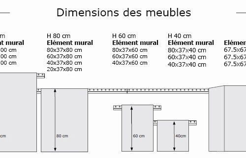 meuble haut profondeur 60 cm