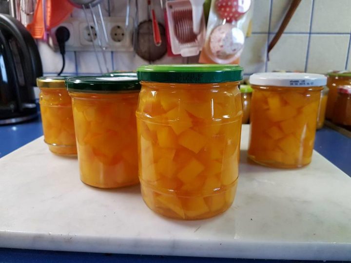 kürbis kompott süß sauer