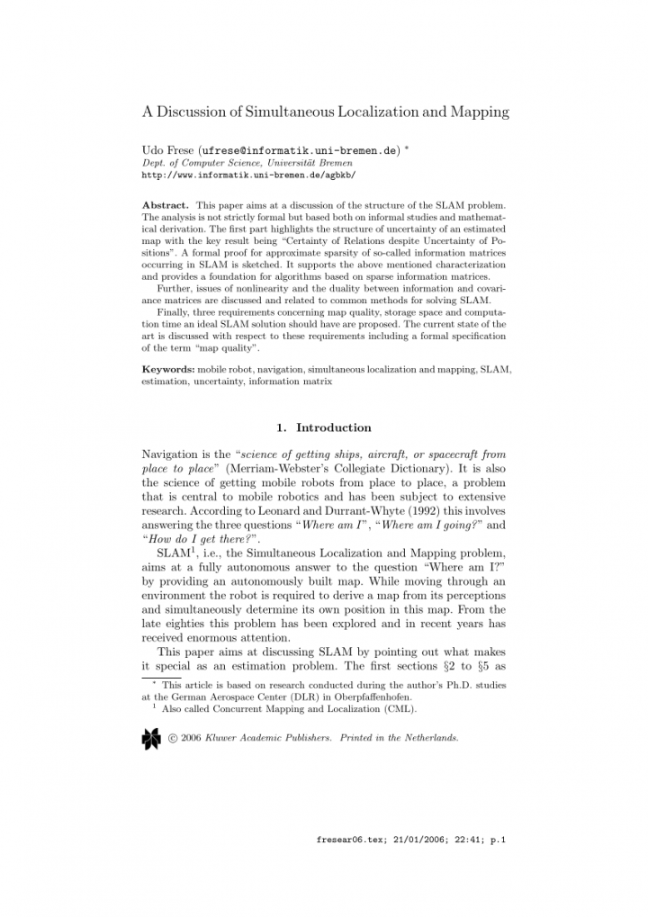simultaneous localization and mapping deutsch simultaneous localization and mapping deutsch