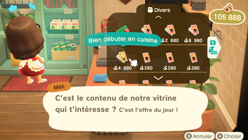 comment avoir une cuisine dans animal crossing
