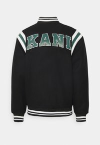 karl kani college jacke braun