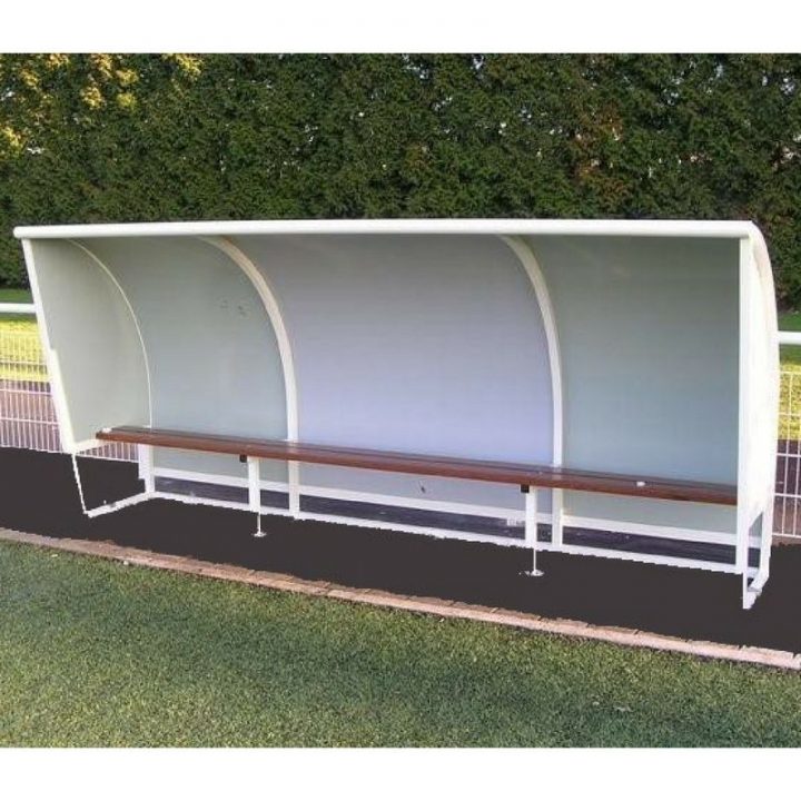 Abri De Touche Longueur 3,5M Arrière Et Côtés En Tôle Laquée – Nouansport avec Rideaux 3.5M