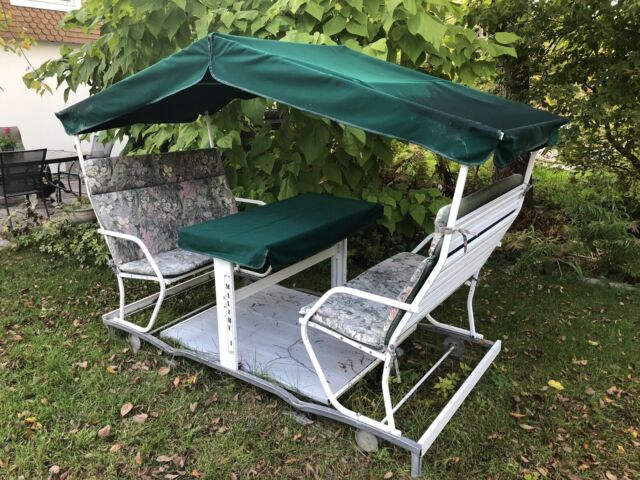 Balançoire 4 Places Avec Table | Mobilier Pour Terrasse Et Jardin avec Canac Balancoire 4 Place