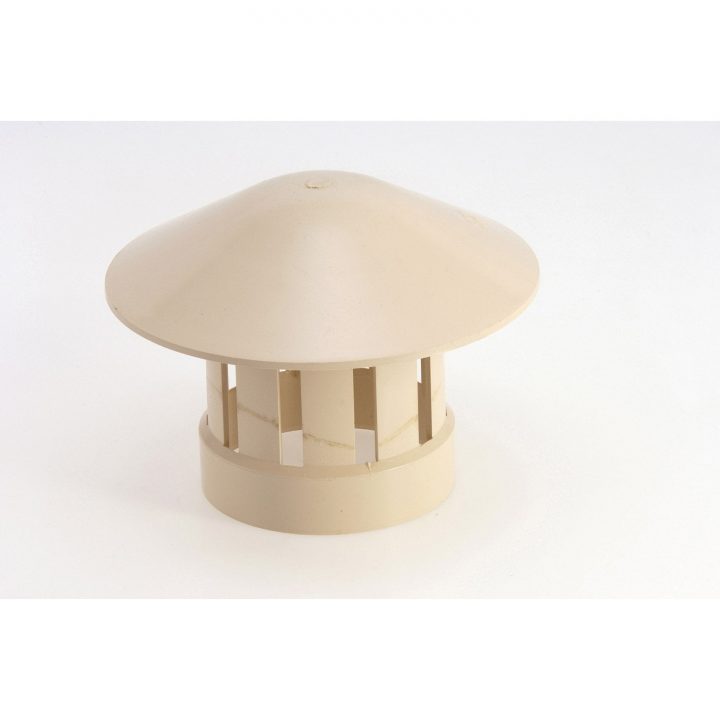 Chapeau De Ventilation Femelle Pvc Sable Girpi, Diam.100 Mm | Leroy Merlin serapportantà Pvc 100 Leroy Merlin