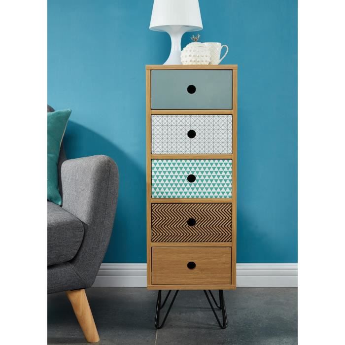 meuble rangement salon scandinave