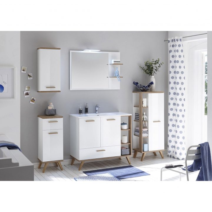 Colonne De Salle De Bain L.50 X H.128 X P.33 Cm | Leroy Merlin serapportantà Leroy Merlin Plan De Travail Salle De Bain