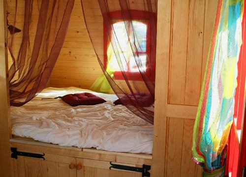 Decoration Tente Roulotte – Visuel #7 encequiconcerne Rideau Douche Accordeon Pour Roulotte