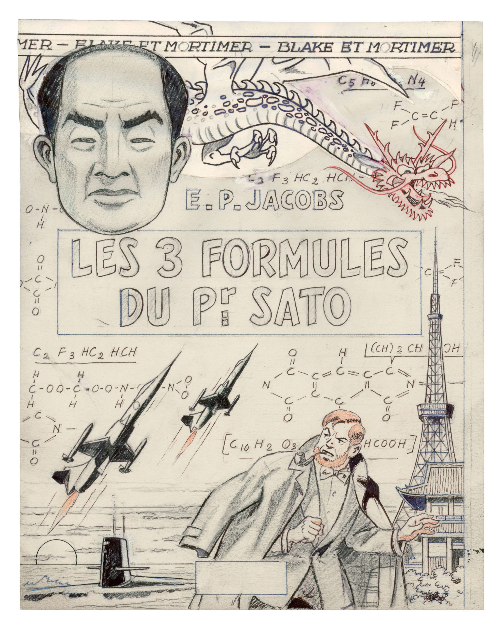 Edgar P. Jacobs | Christie'S avec Notice Montage Penderie En Toile Paris Tour Eiffel