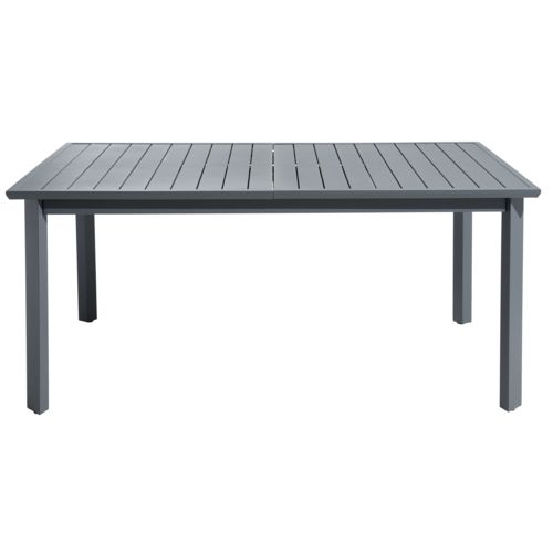 Hyba – Table Canberra Lattes Extensible – 6/8 Couverts Gris – 173Cm X encequiconcerne Table Canberra Extensible   6 Fauteuils