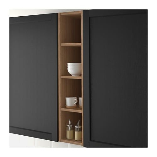 Ikea Vadholma Brown Stained Ash Open Storage à Meuble Pharmacie Ikea