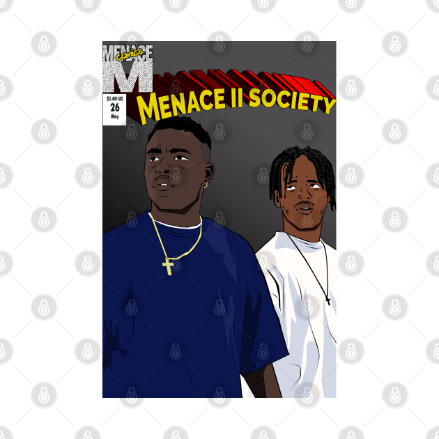 Menace Ii Society Comic – Menace To Society – T-Shirt | Teepublic intérieur O Dog Hairstyle Menace 2 Society