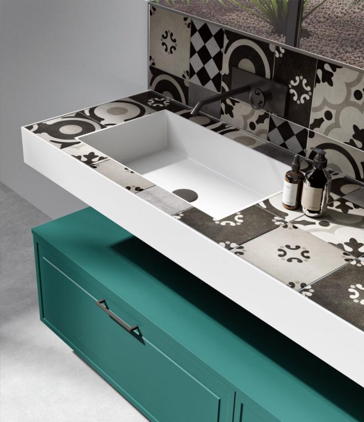 meuble de salle de bain original