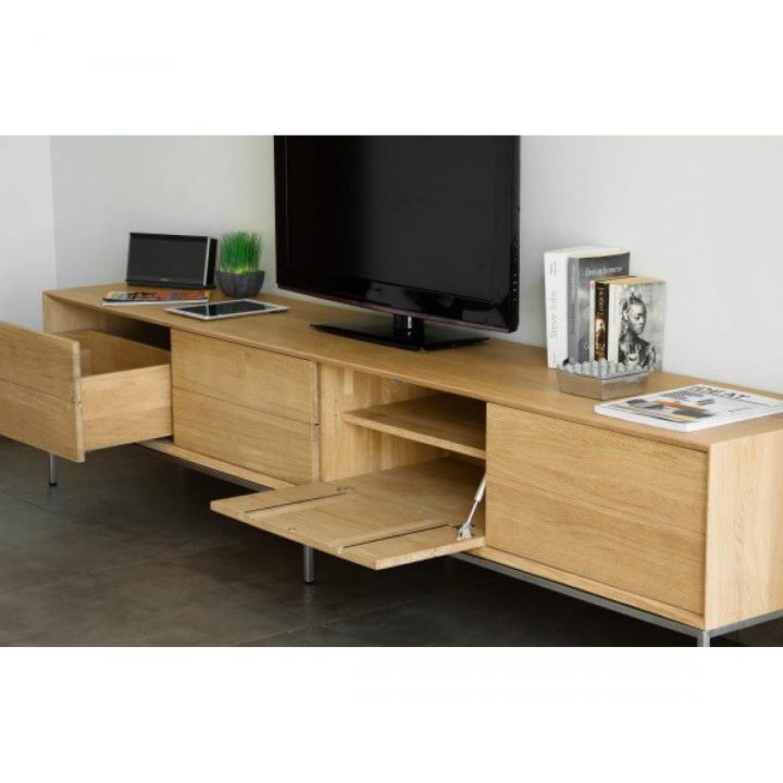 meuble tv massif chene meuble tv massif chene