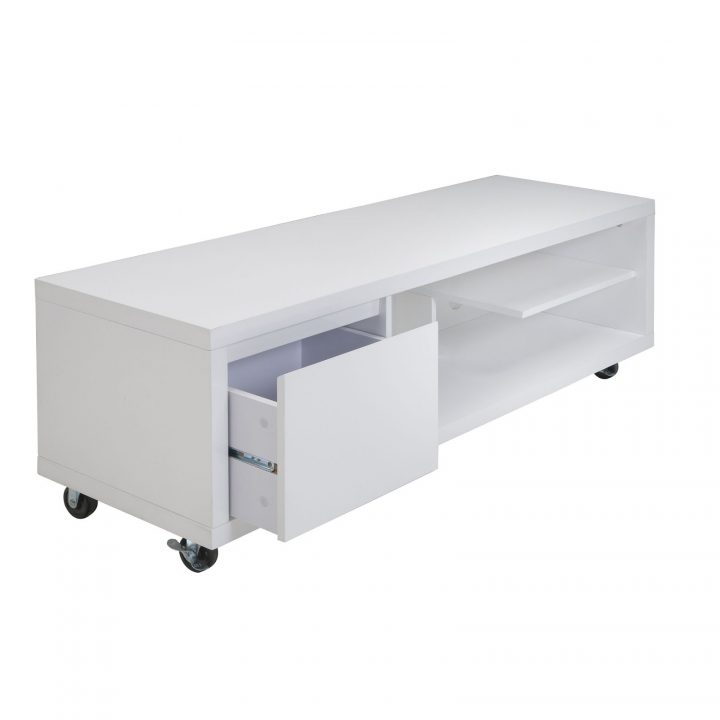 Meuble Tv Alinea Blanc – Conception Carte Électronique Cours encequiconcerne Meubles Tv Alinea