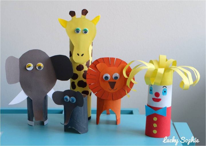 Nos Bricolages En Rouleau De Papier Wc ! – Lucky Sophie Blog Famille Voyage pour Bricolage Rouleau Toilette