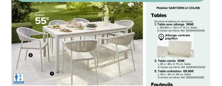 Offre Table Canberra Allonge Auto 180-240, Fauteuil Canberra, Table intérieur Table Canberra Extensible   6 Fauteuils