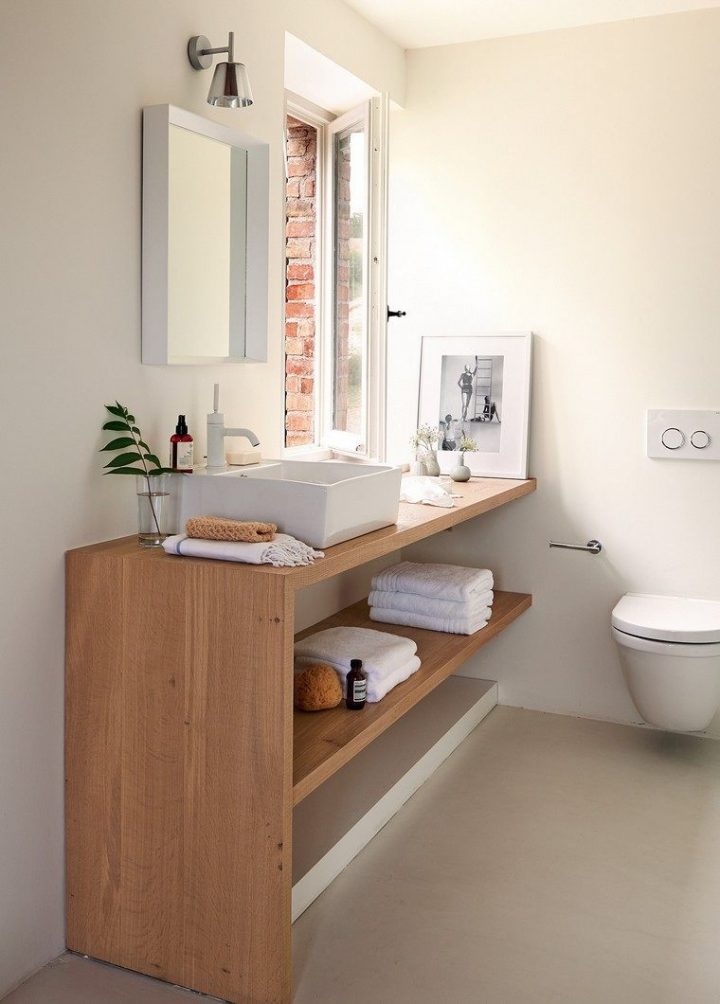 Petite Salle De Bain Moderne Ou Comment Aménager Un Espace Restreint De destiné Ixina Mobilier Salle De Bains